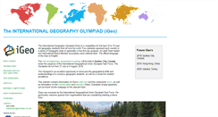 Desktop Screenshot of geoolympiad.org