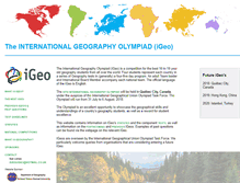 Tablet Screenshot of geoolympiad.org